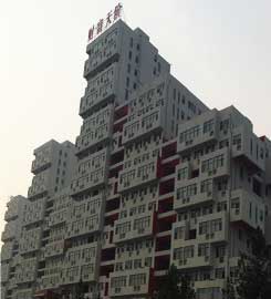 [鄭州真石漆]富士康冠達(dá)花園個(gè)性設(shè)計(jì)，只用超前單彩真石漆